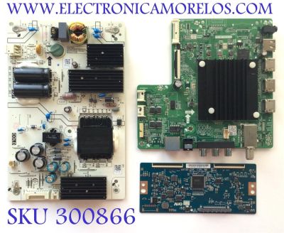 KIT DE TARJETAS PARA TV INSIGNIA 4K UHD SMART FIRE TV / MAIN 0980-0900-1610 / TD.MT9020.63 / 098009001610 / T-CON 55.43T10.C03 / 5543T10C03 / 55T32-C0F / FUENTE 0500-0621-1360 / PW.98W2.602 / 050006211360 / DISPLAY T430QVN03.0 / MODELO NS-43F301NA22